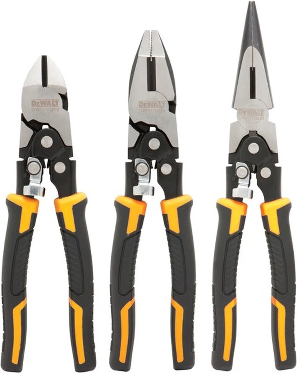 DeWalt DWHT0-70485 Tangenset 3-delig - Duo-kracht