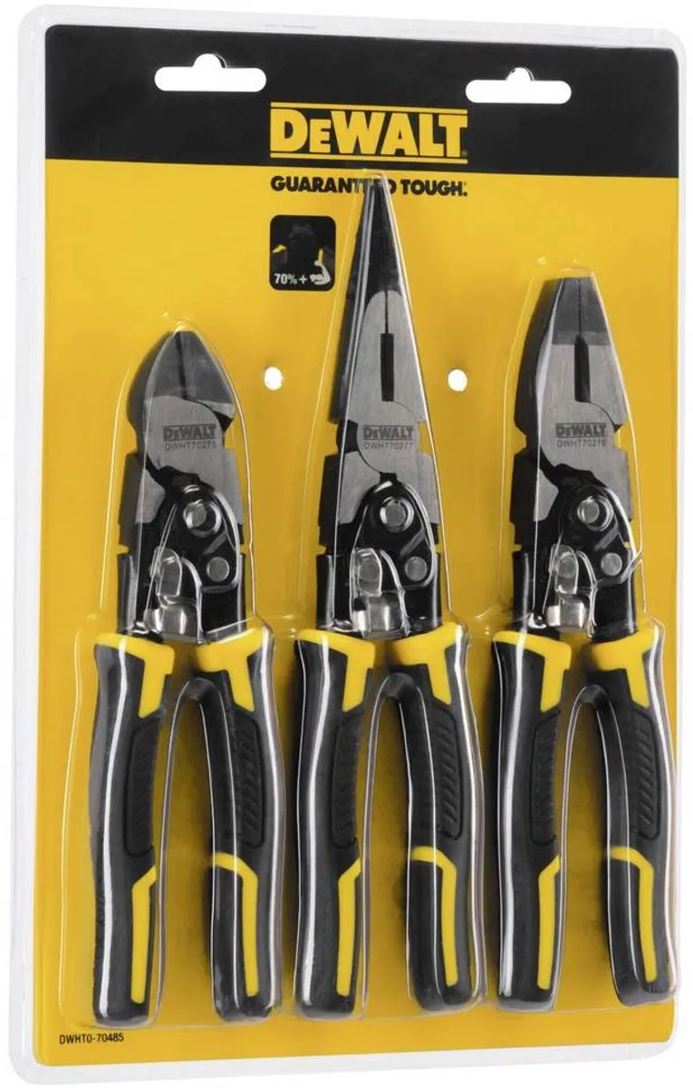 DeWalt DWHT0-70485 Tangenset 3-delig - Duo-kracht