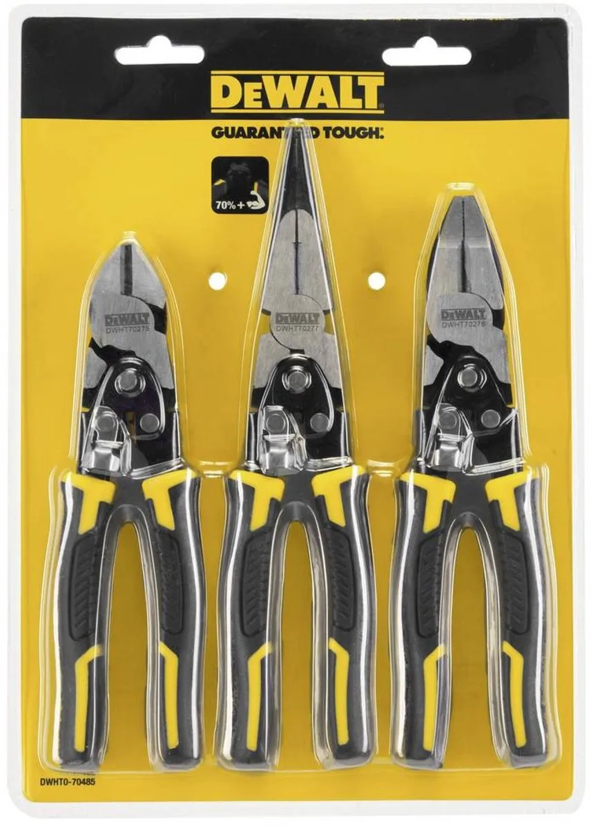 DeWalt DWHT0-70485 Tangenset 3-delig - Duo-kracht