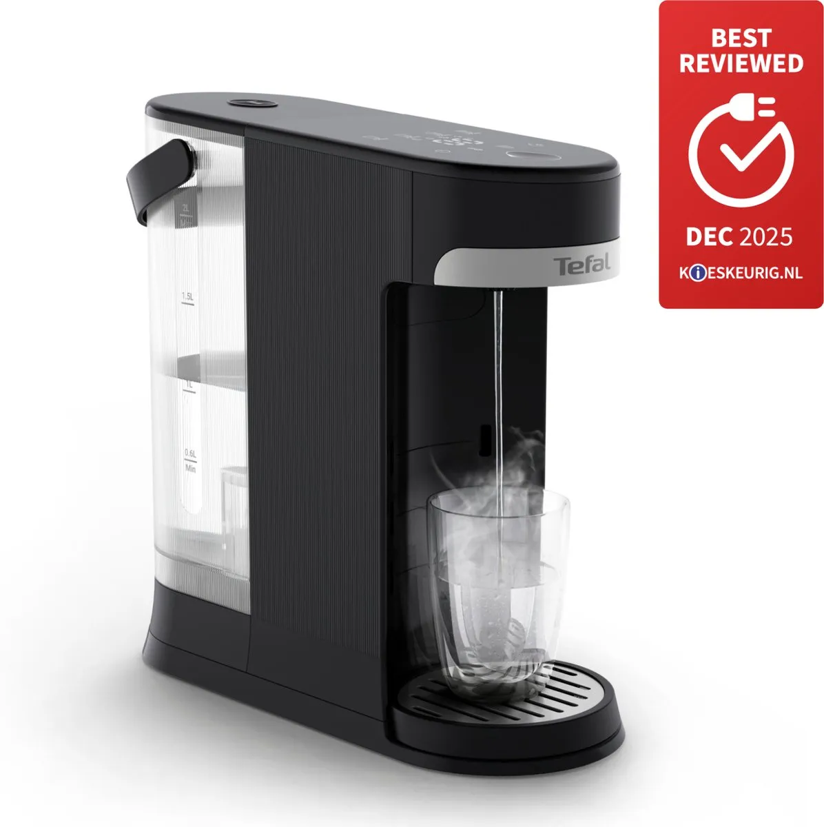 Tefal Instant Hot Water BR3508E0 Heetwaterdispenser 2L - Zwart