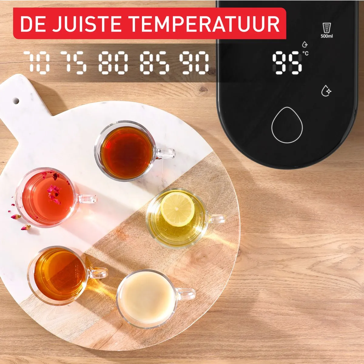 Tefal Instant Hot Water BR3508E0 Heetwaterdispenser 2L - Zwart - afbeelding 6 van 6