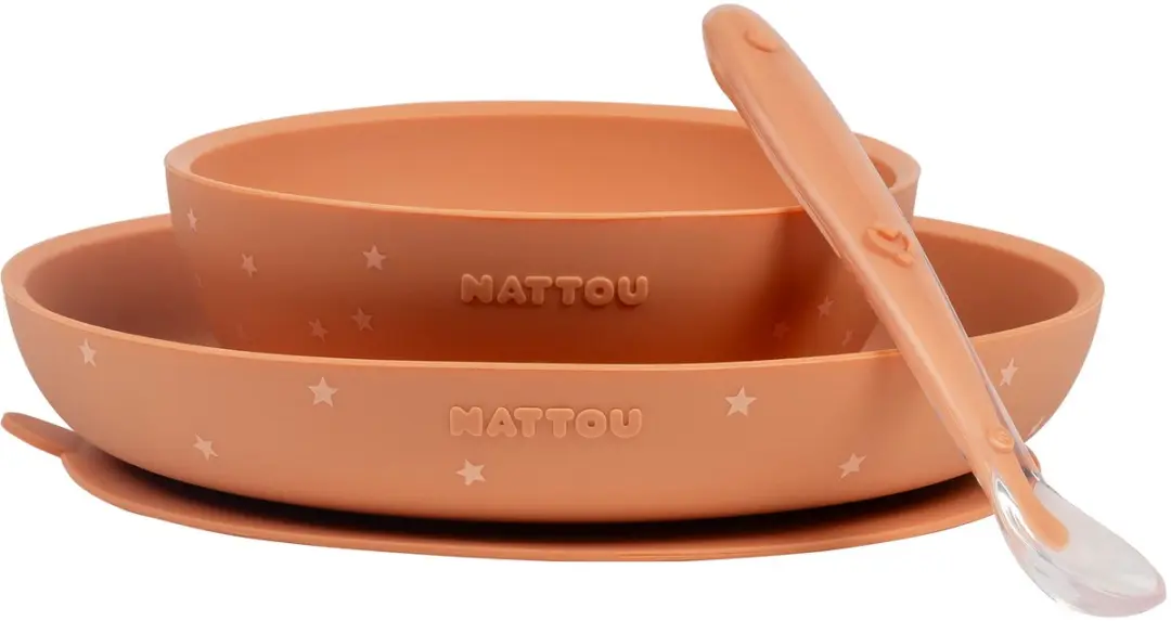 Nattou Silicone Serviesset 3-delig