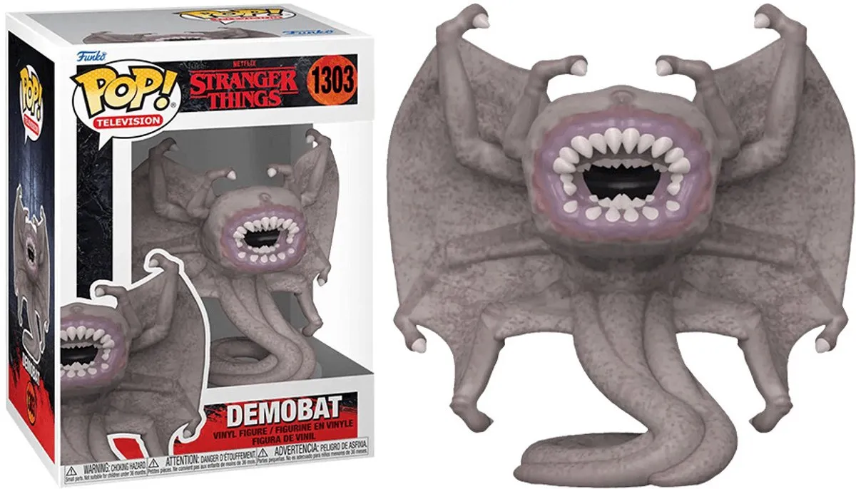 Funko Stranger Things POP! Demo-bat Verzamelfiguur - 9cm - Multicolor