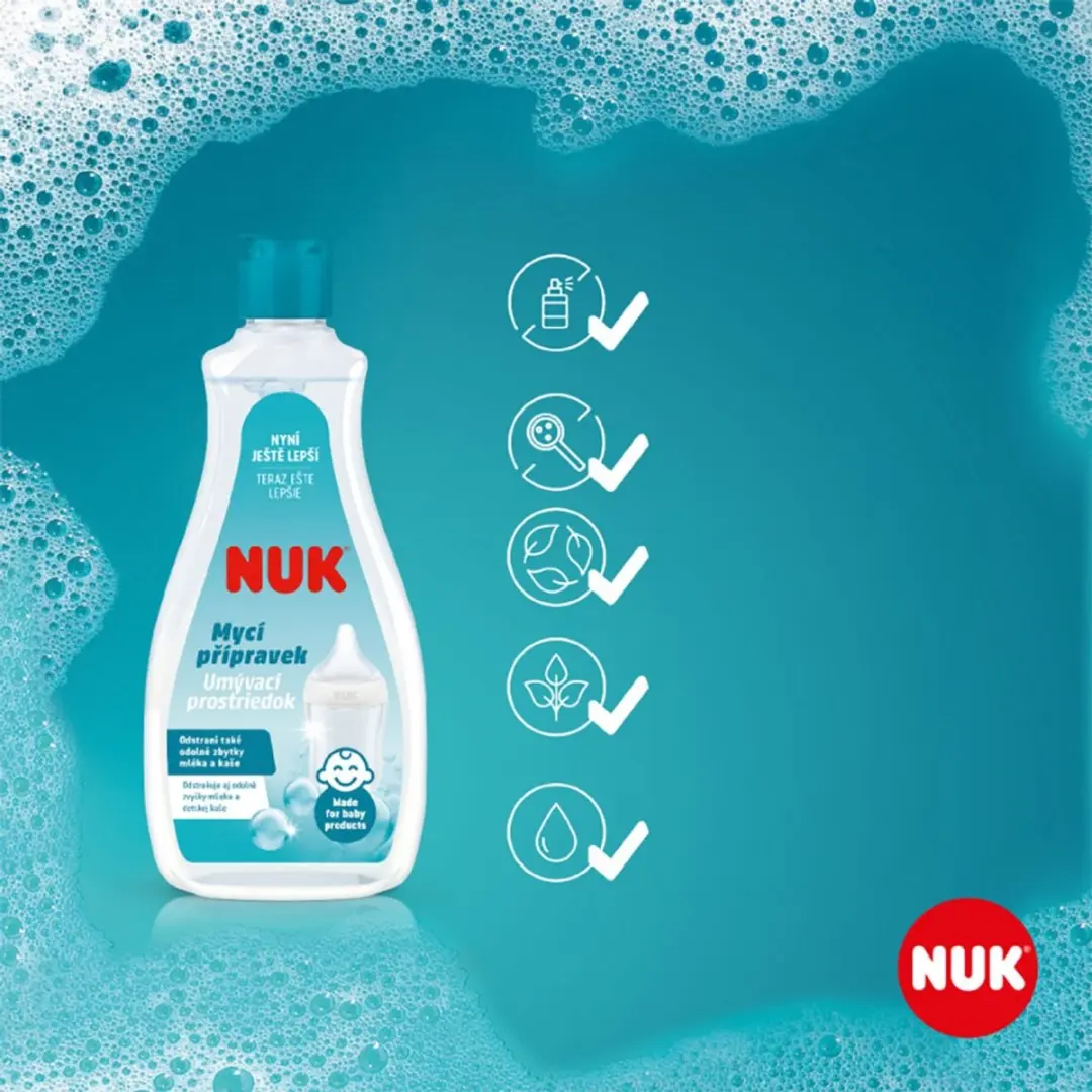 NUK Fles- en Speenareiniger 500ml - Multicolor