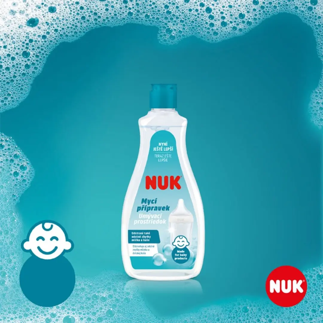 NUK Fles- en Speenareiniger 500ml - Multicolor