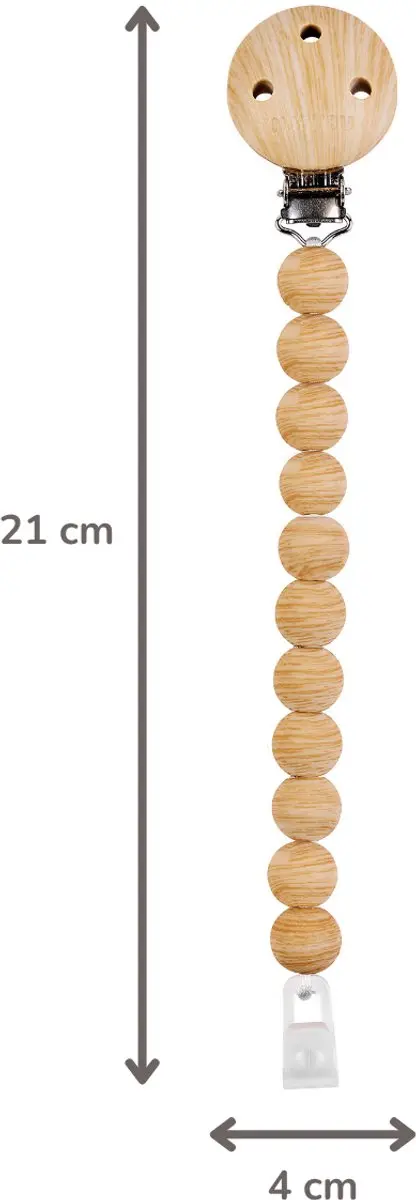 Nattou Silicone Speenkoord 30cm - Beige