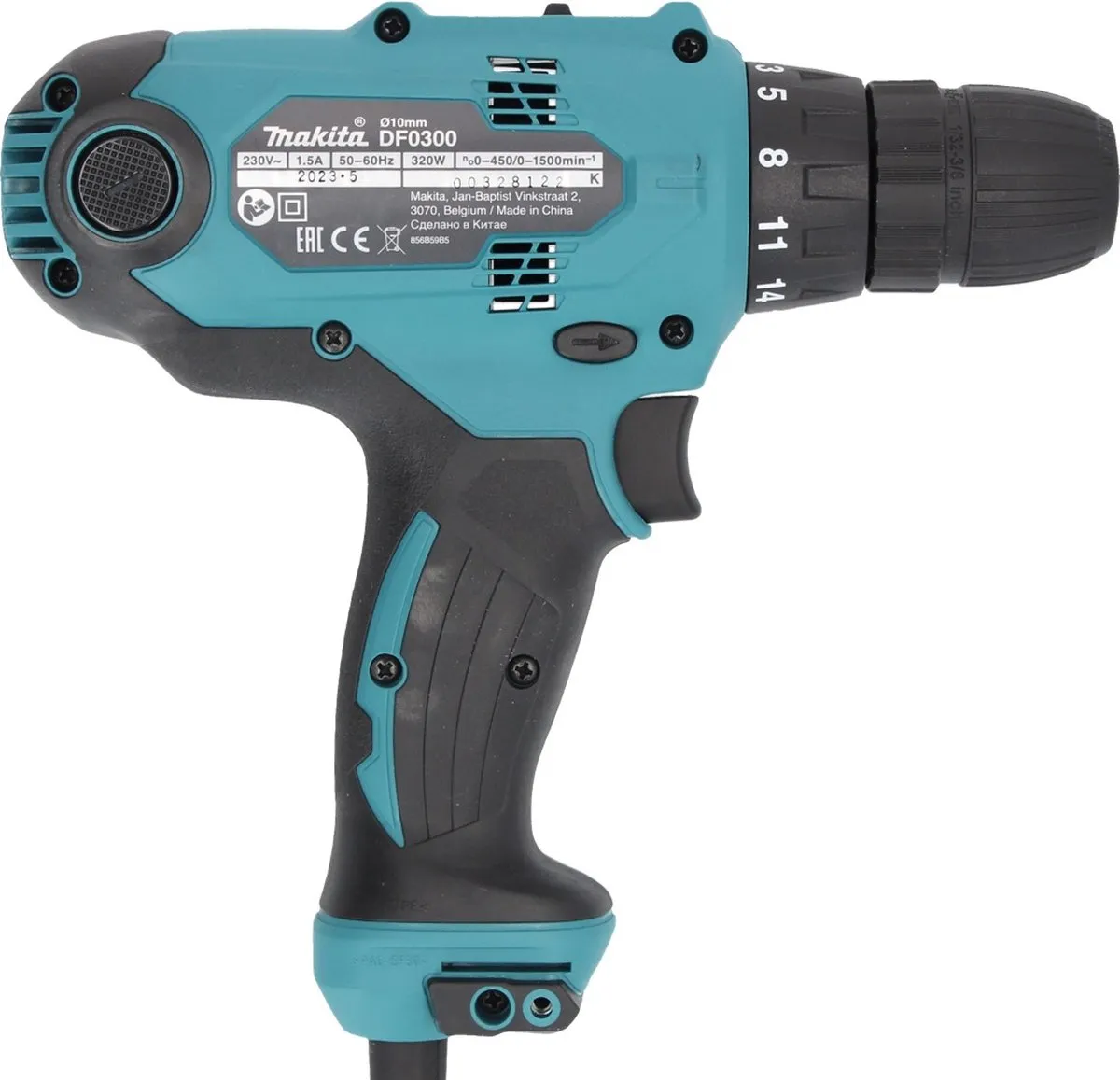 Makita DF0300 Boor-/schroefmachine - 2 snelheden