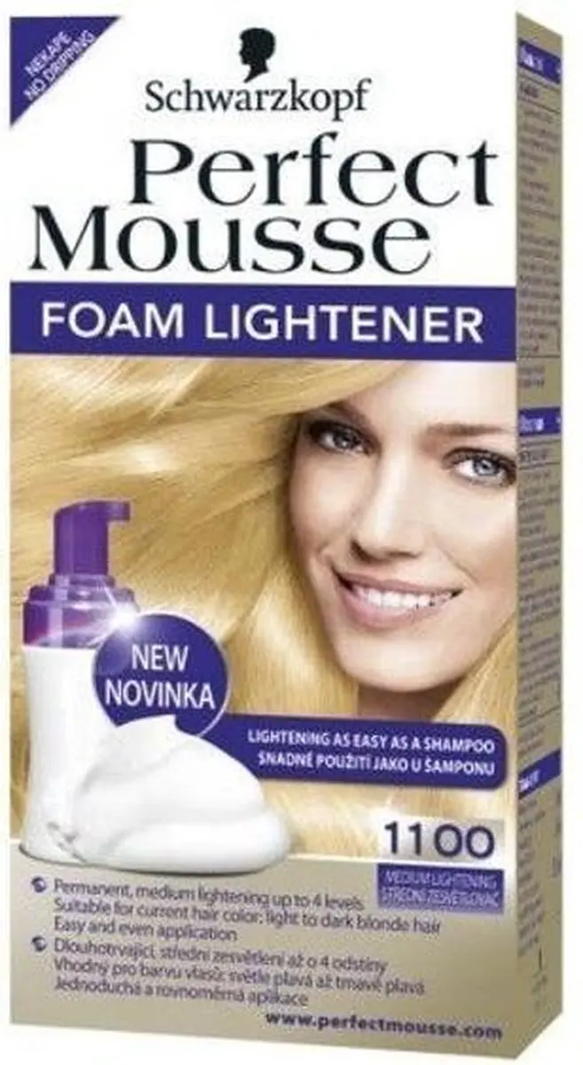 Schwarzkopf Perfect Mousse 1100 Medium Blond Haarverf 92.5ml