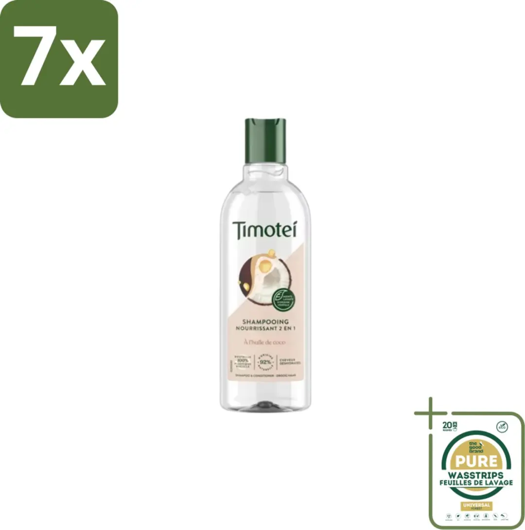 Timotei Nourrissant 2in1 Shampoo 2100ml - 7 Stuks