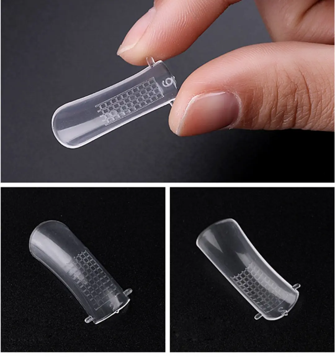 Canni Nageltips Transparant Blanco - 100 Stuks