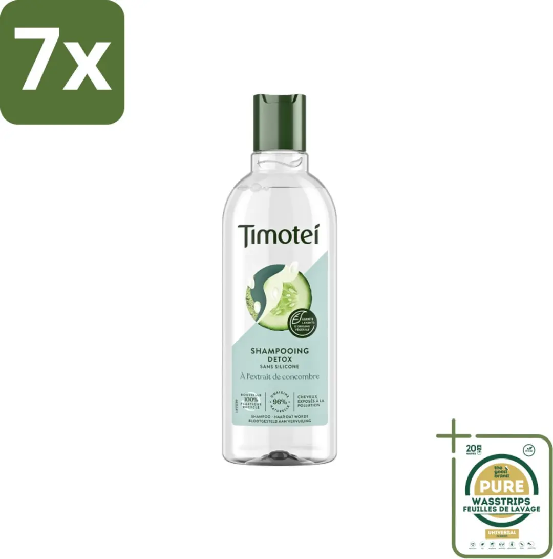 Timotei Detox Shampoo 300ml - 2100ml (7x300ml)