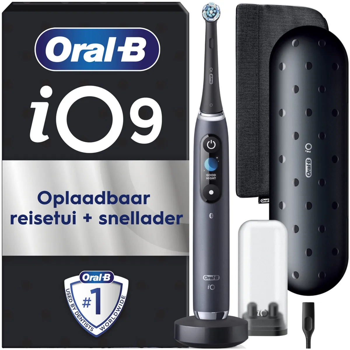 Oral-B iO 9 Elektrische Tandenborstel - Zwart Special Edition