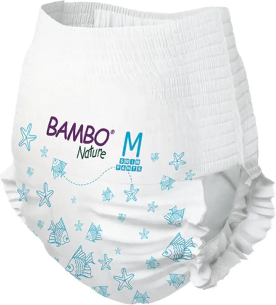 BAMBO Nature Zwemluierbroekjes Medium 12+ kg - 24 Stuks