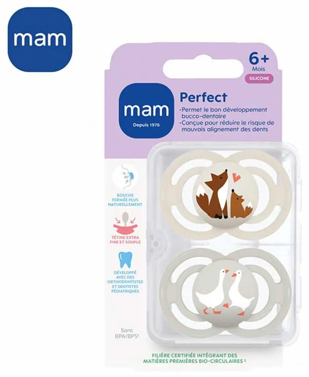 MAM Perfecte Dierenspenen 6+ Maanden - Schapen/Duiven