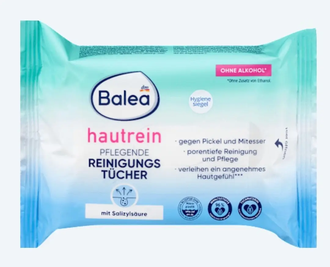 Balea Reinigende Make-up Remover Doekjes 25 Stuks