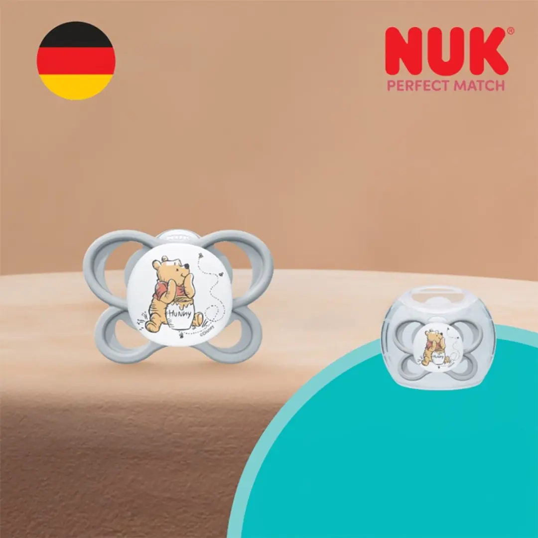 NUK Perfect Match Air Siliconen Fopspeen 0-6 Maanden - Wit