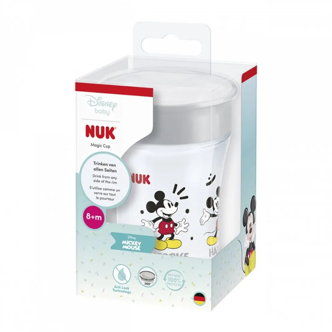 NUK Magic 360° Minnie Oefenbeker 230ml - Rood