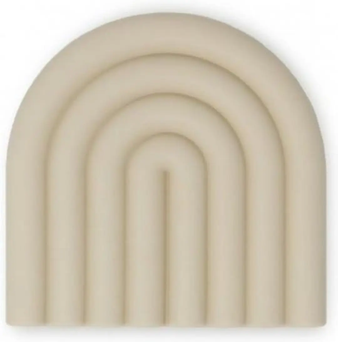 Mushie Siliconen Bijtring Regenboog Shifting Sand