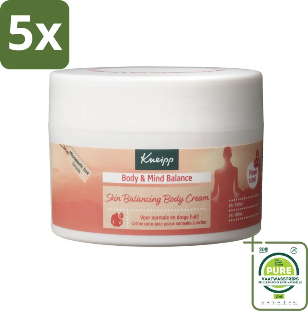 Kneipp Body & Mind Balance Iris & Vetiver Bodycrème 1000ml