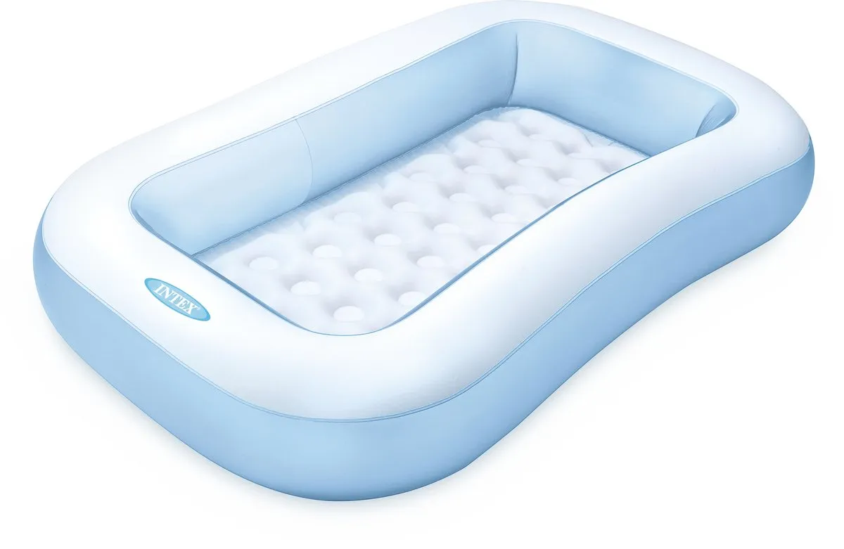 Intex Rechthoekig Opblaaszwembad 166x100cm - Blauw