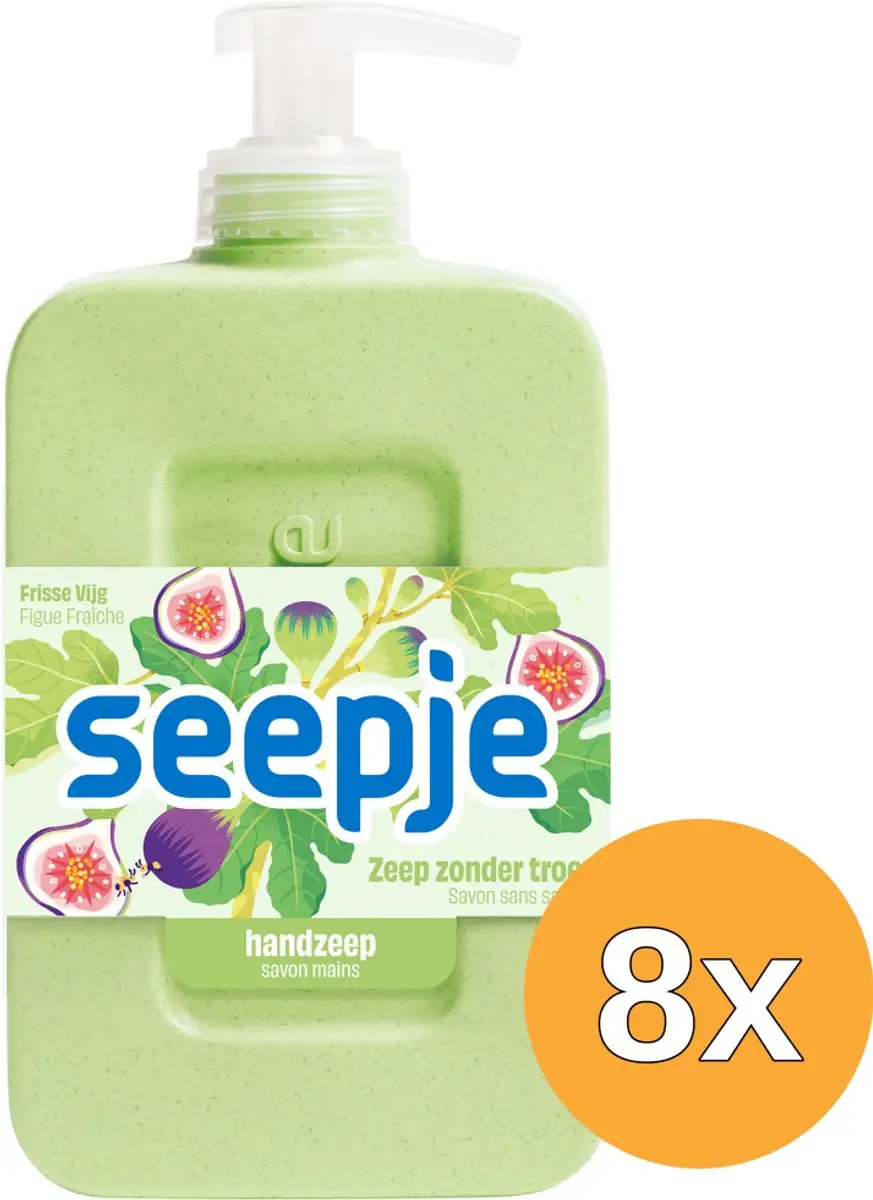 Seepje Handzeep Frisse Vijg 8x300ml