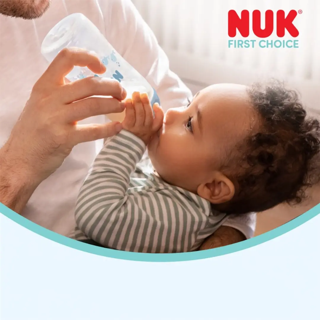 NUK First Choice+ Flow Control Flesspeen 6+ maanden - 2 Stuks