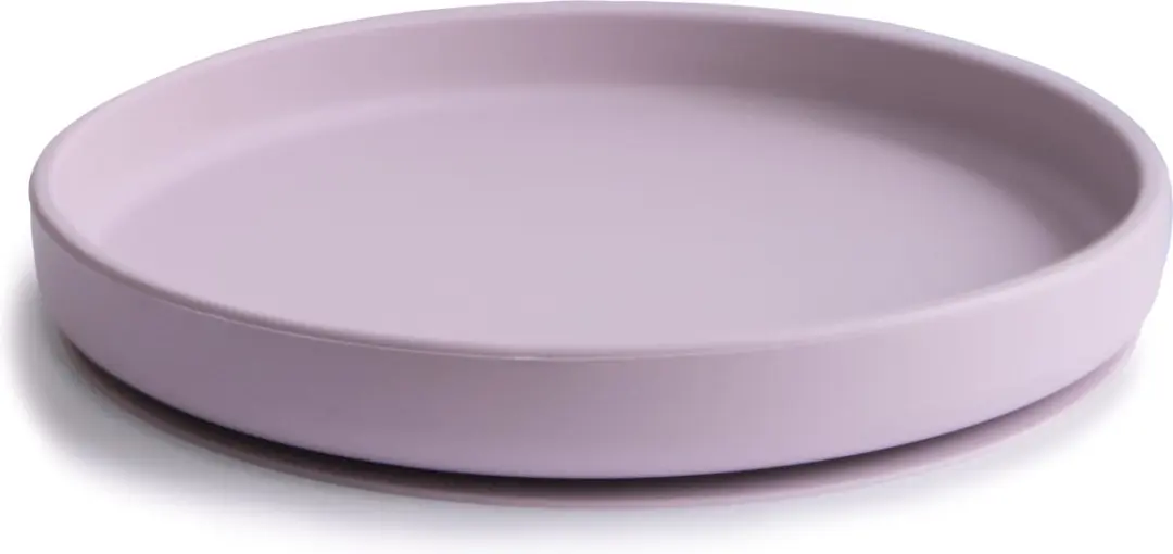 Mushie Bord Classic Siliconen Lilac