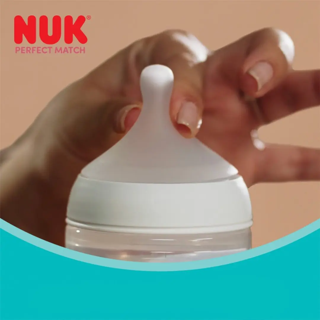 NUK Perfect Match Babyfles 360ml XL - Beige