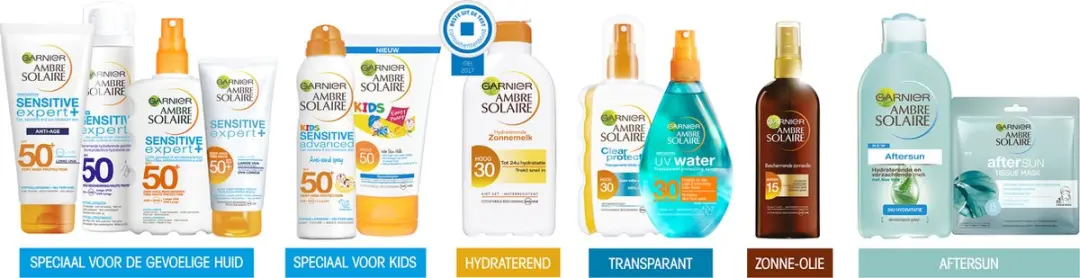 Garnier Ambre Solaire Clear Protect Refresh Zonnebrand SPF20 200ml