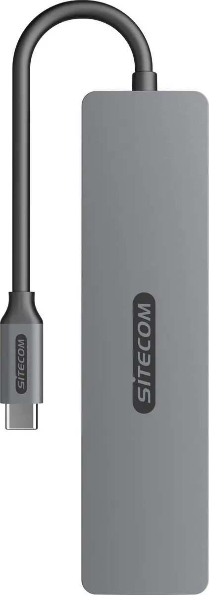 Sitecom 7-in-1 USB-C Power Delivery Multiport Adapter - HDMI & 3x USB-A - afbeelding 3 van 6