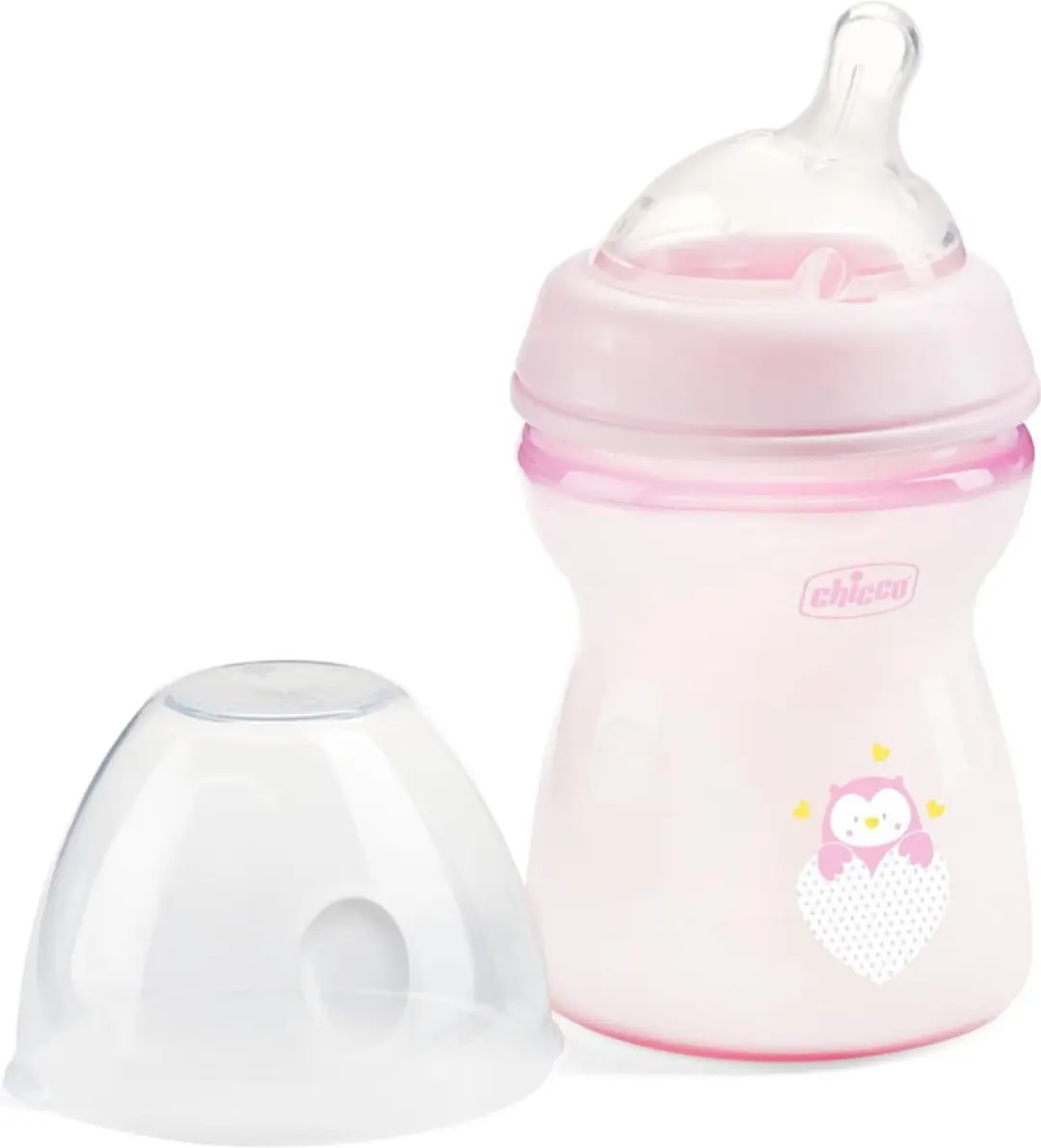 Chicco Natural Feeling Babyfles 250ml - Roze