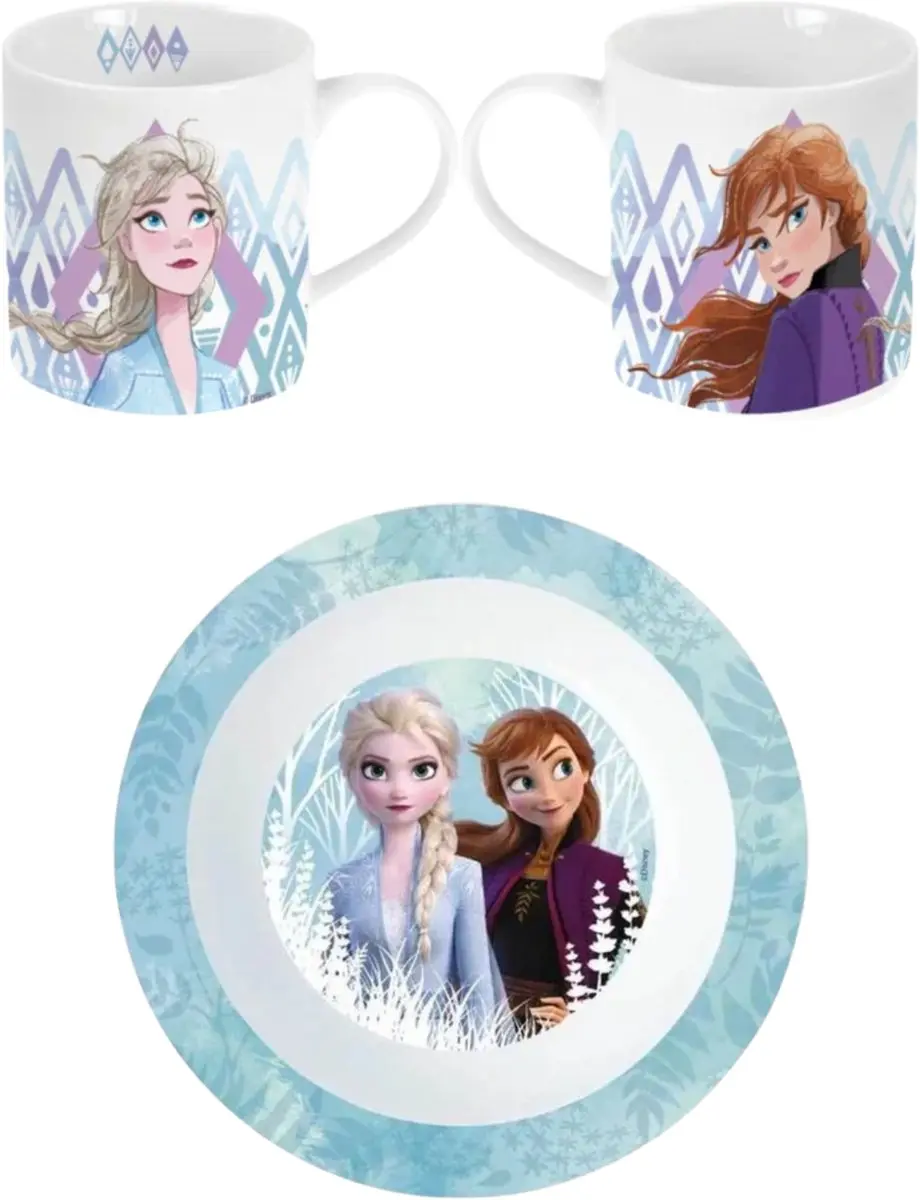 Disney Frozen Ontbijtset Meerkleurig