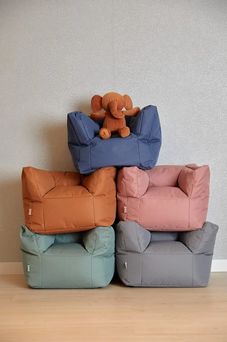 Jollein Kinderfauteuil Storm Grey - 46x110cm