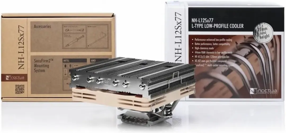 Noctua NH-L12Sx77 CPU-koeler - 1x Beige/Zilver