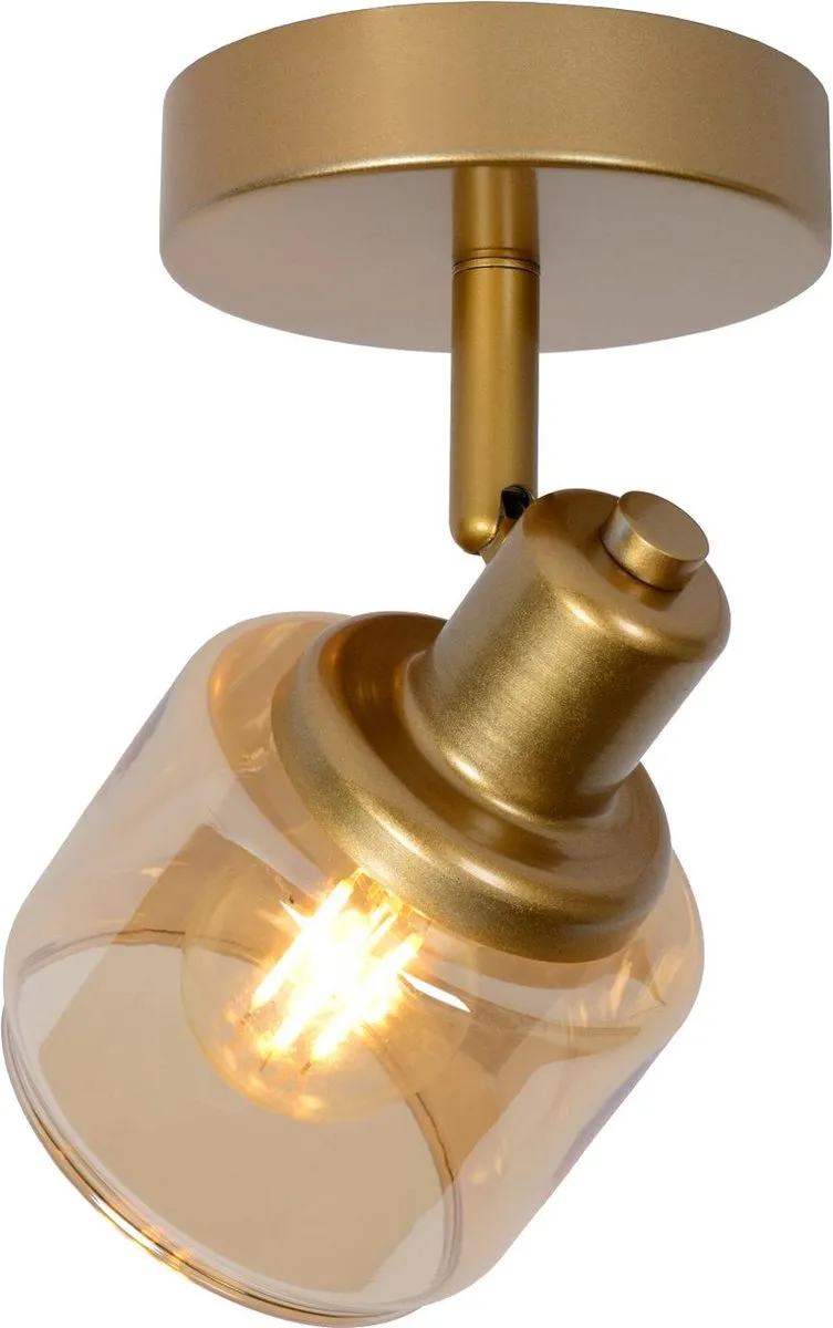 Lucide BJORN Plafondspot E14 - Mat Goud/Messing