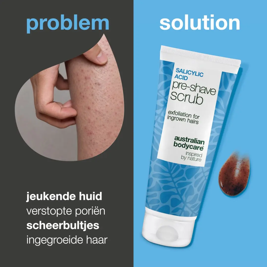 Australian Bodycare Salicylzuur Pre-Shave Scrub 100ml