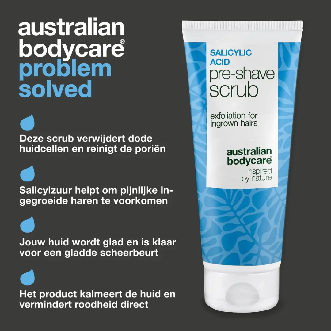 Australian Bodycare Salicylzuur Pre-Shave Scrub 100ml