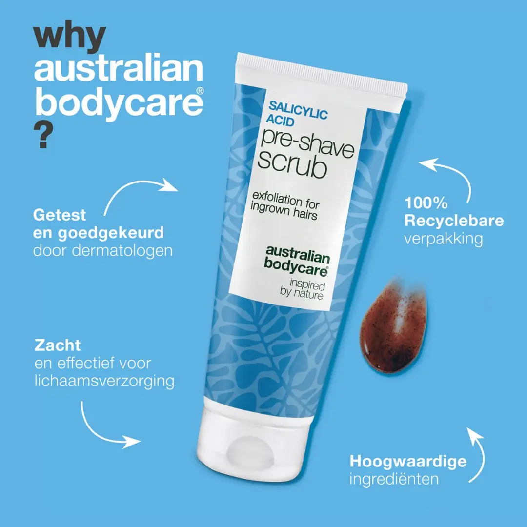 Australian Bodycare Salicylzuur Pre-Shave Scrub 100ml