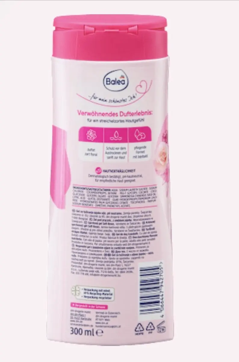 Balea Douchegel Soft Roses 300ml