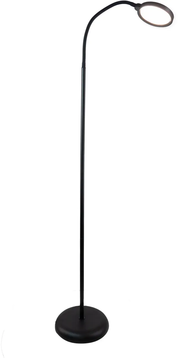 Eglo Lauro Vloerlamp - 152cm - Zwart - Dimbaar Warm Wit