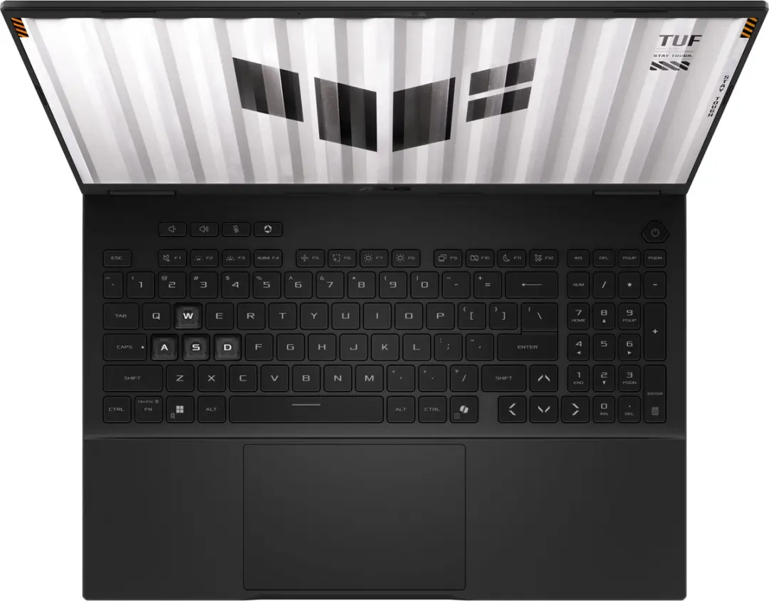 ASUS TUF Gaming A16 FA608UP-RV096W Laptop - 16" WUXGA - Ryzen 7 8C - RTX 5070 - 16GB/1TB - Grijs