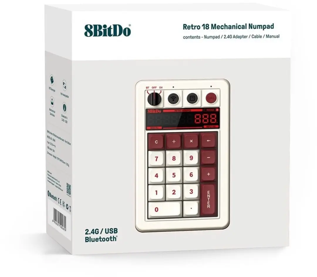 8Bitdo Mechanical Numpad Fami Ed - 8Bitdo