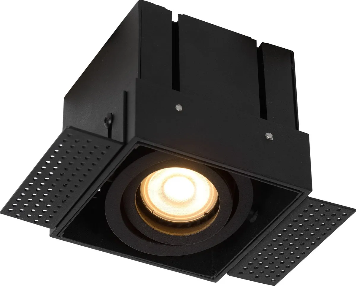 Lucide Trimless Inbouwspot GU10 - Zwart