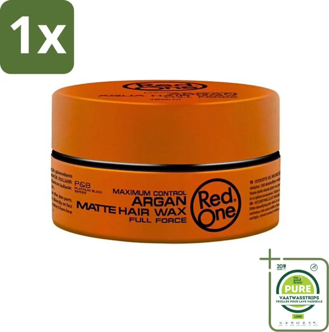 Red One Argan Matte Haarwax 150ml