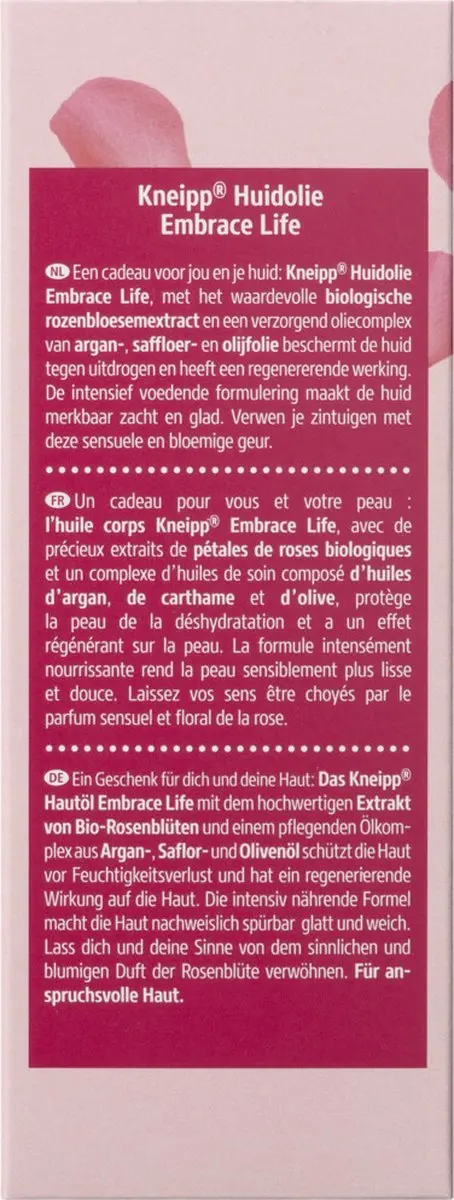 Kneipp Body Oil Embrace Life 100ml - 6 Stuks