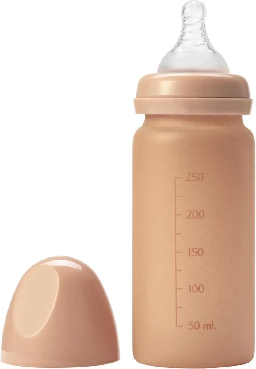 Elodie Glazen Babyfles 270ml - Blushing Pink