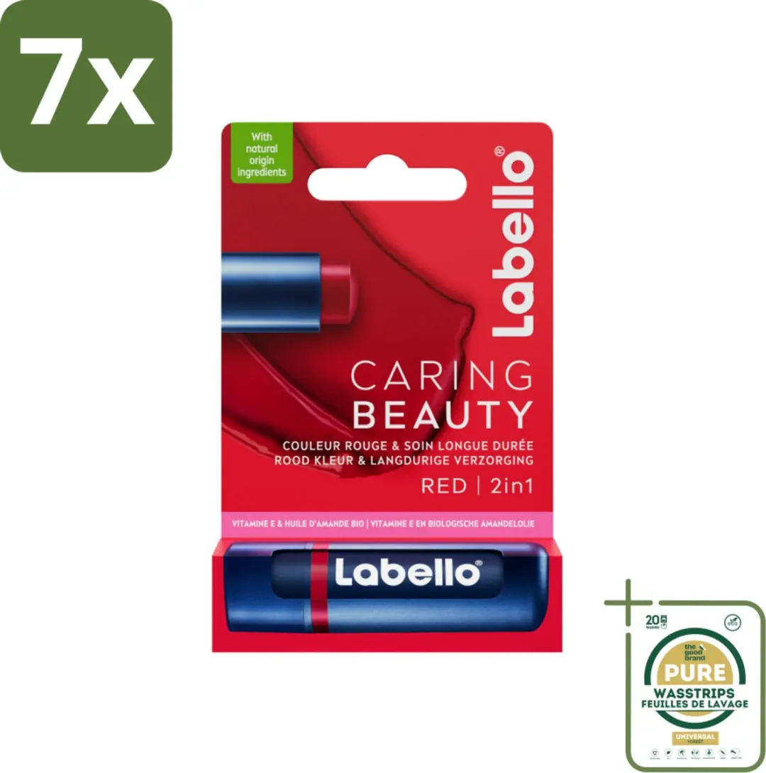 Labello Caring Beauty Red Lippenbalsem 39ml