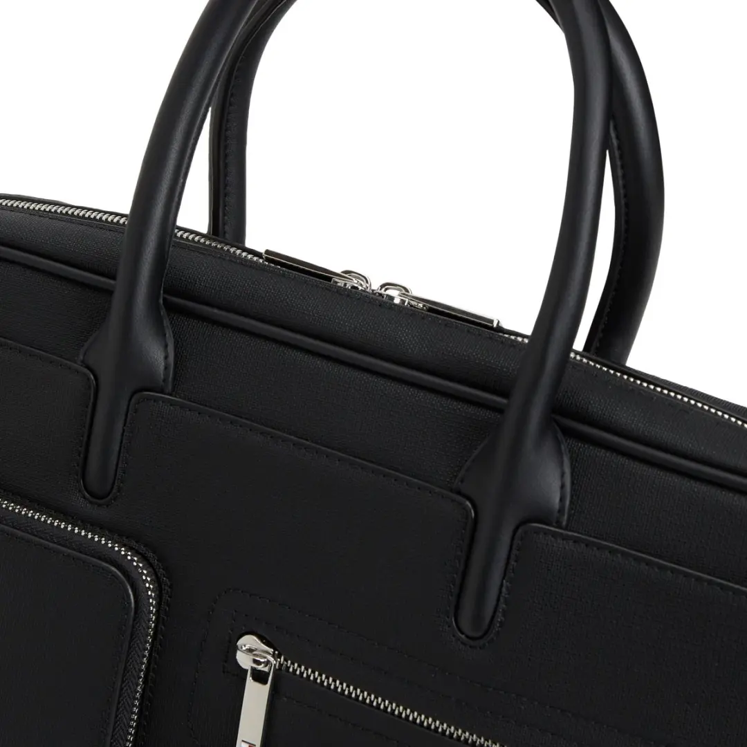 Tommy Hilfiger Modern Business Laptoptas 38cm - 15.6" - Zwart