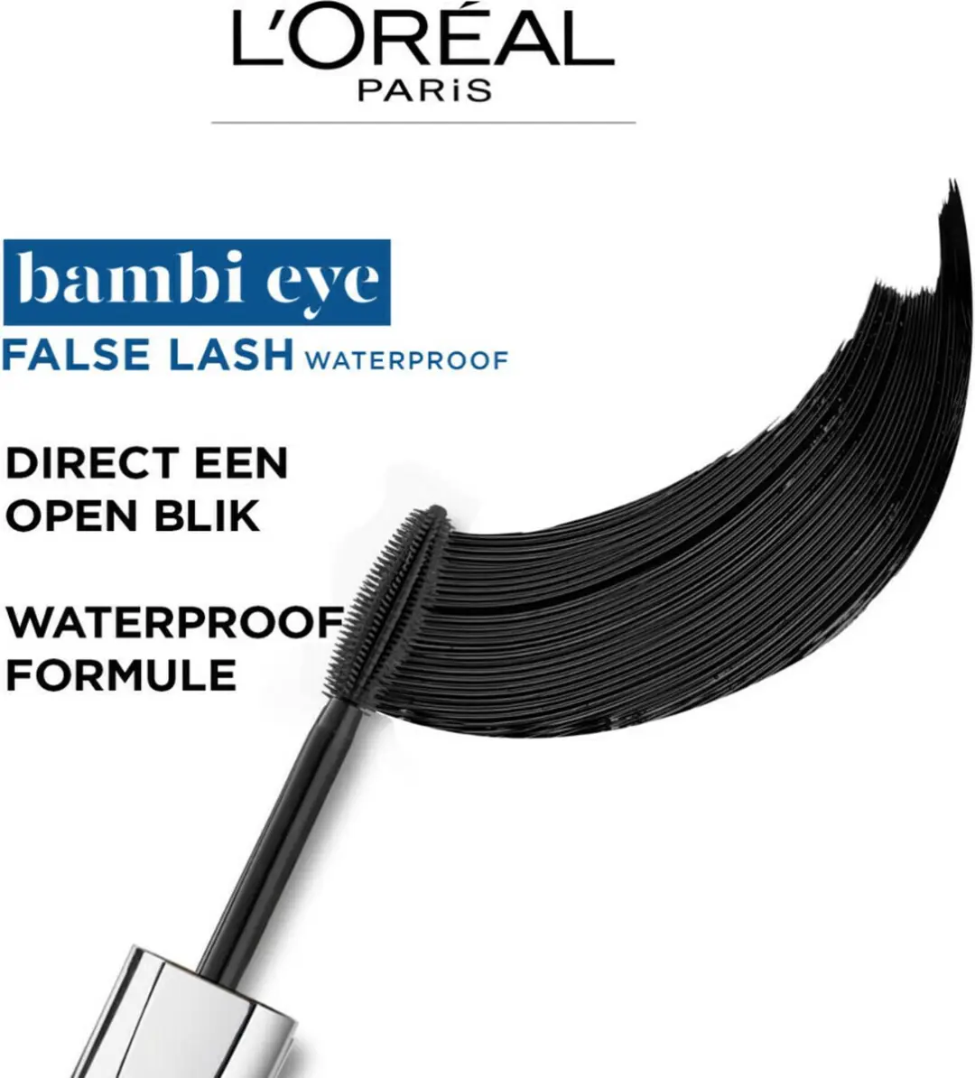 L'Oréal Paris Bambi Eye Mascara Waterproof Zwart - 3 Stuks