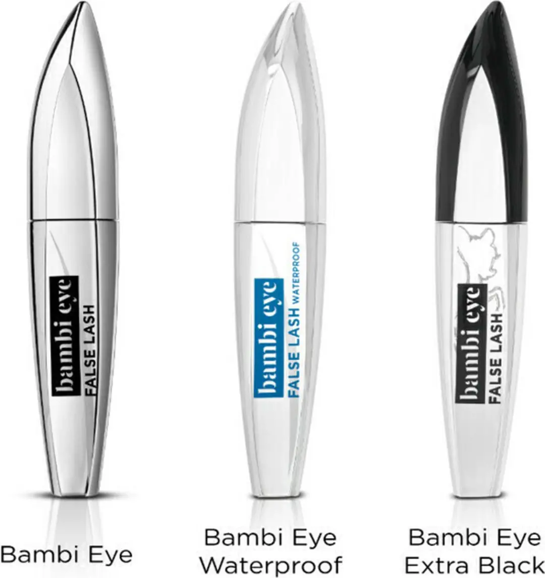 L'Oréal Paris Bambi Eye Mascara Waterproof Zwart - 3 Stuks